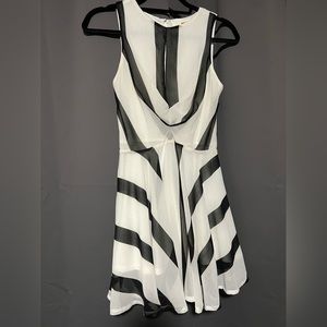 Black and white dress